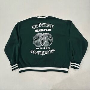 Manhattan New York City Universal Champions Birch & Stone Snap Button Sweatshirt